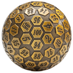 Brybelly Orb Of Predestined Fate D100, Ancient Gold | Odin's Place