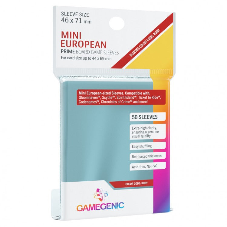 Gamegenic PRIME Mini European-Sized Sleeves 46 x 71 mm | Odin's Place