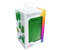 Gamegenic Watchtower 100+ Card Convertible Deck Box: Green | Odin's Place
