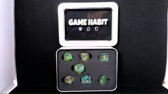 Game Habit Pattern Behavior Poly 7 Dice Set | Odin's Place
