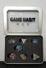 Game Habit Cosmic Nebula Poly 7 Dice Set | Odin's Place