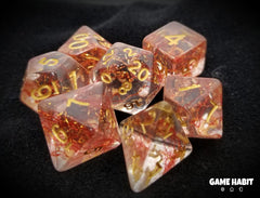Game Habit Royale with Cheese Poly 7 Dice Set | Odin's Place