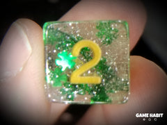 Game Habit Shamrock Explosion Poly 7 Dice Set | Odin's Place