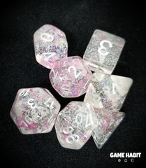 Game Habit Rose's Patience Poly 7 Dice Set | Odin's Place
