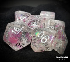 Game Habit Rose's Patience Poly 7 Dice Set | Odin's Place