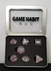 Game Habit Rose's Patience Poly 7 Dice Set | Odin's Place