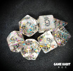 Game Habit Ball Drop Poly 7 Dice Set | Odin's Place