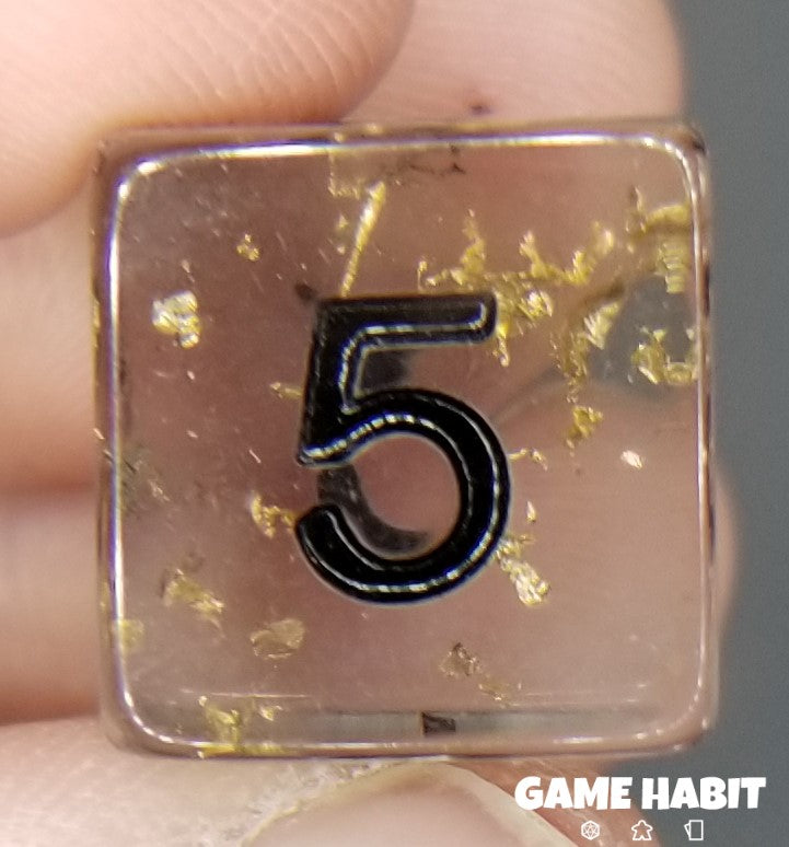 Game Habit Gold Digger Poly 7 Dice Set | Odin's Place