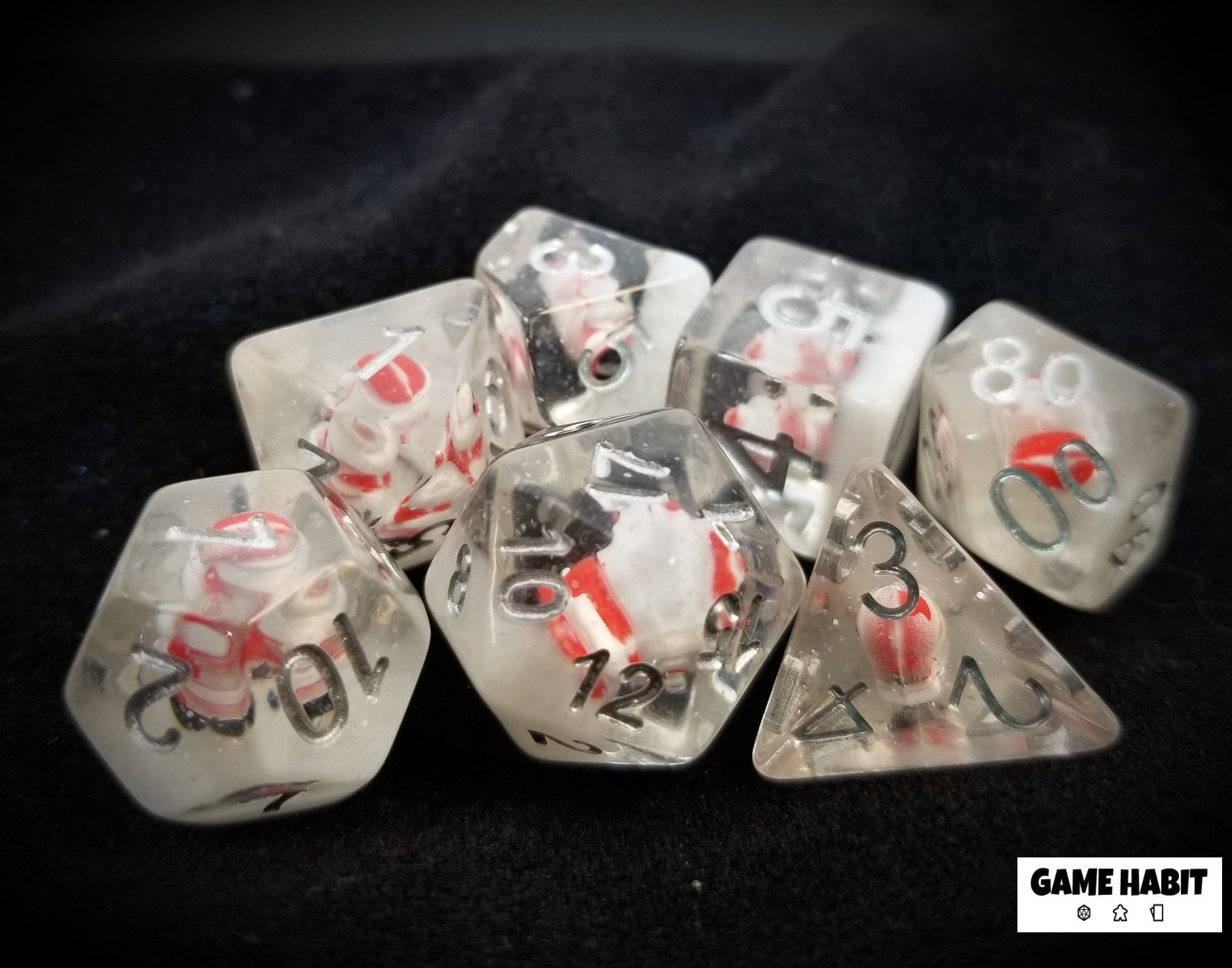 Game Habit Kidnap the Sandy Claws Poly 7 Dice Set | Odin's Place