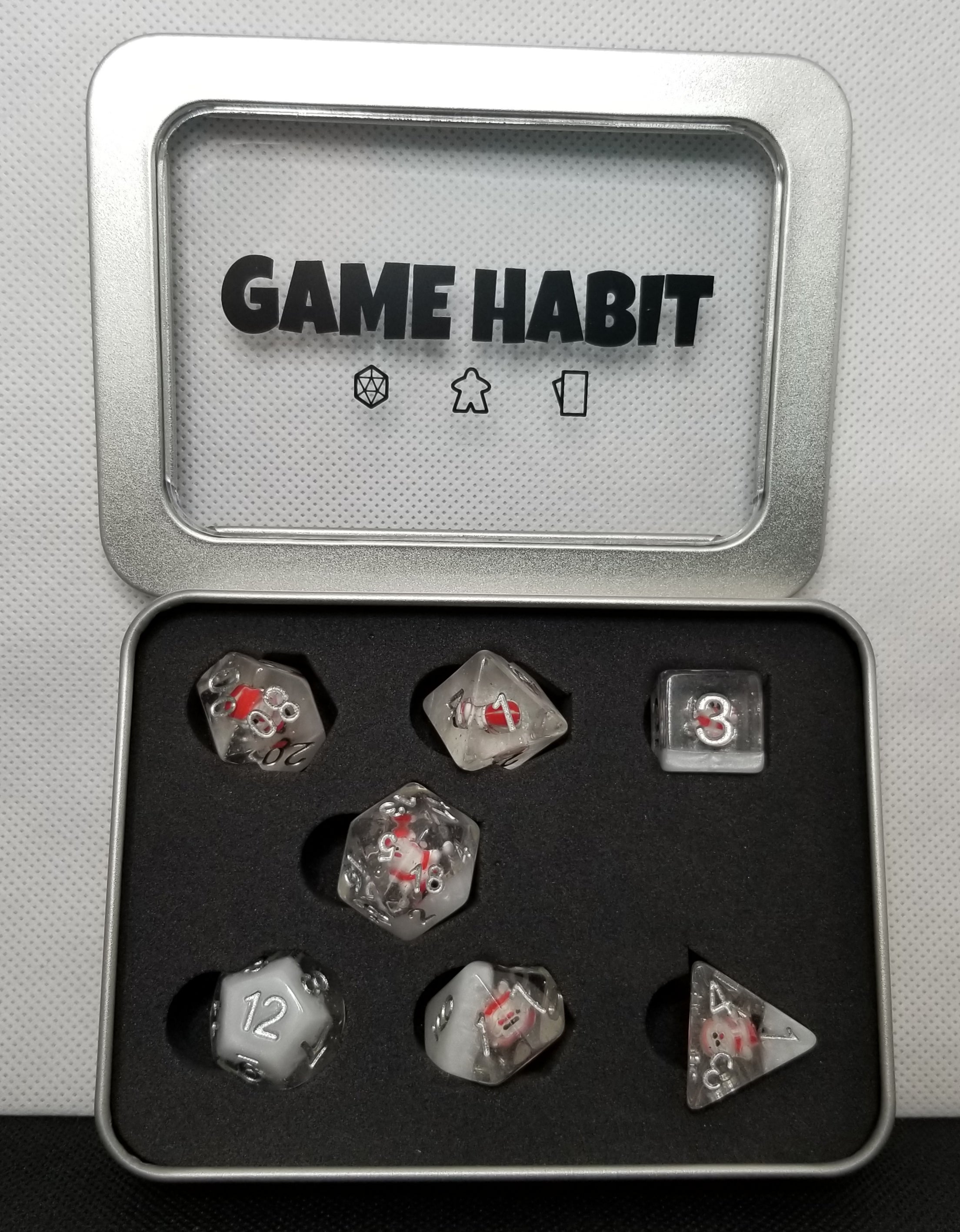 Game Habit Kidnap the Sandy Claws Poly 7 Dice Set | Odin's Place