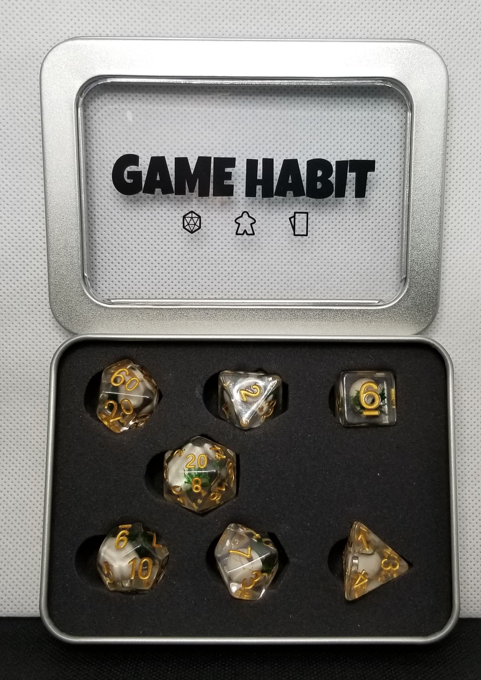 Game Habit Skull Island Poly 7 Dice Set | Odin's Place