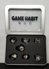 Game Habit Bone Daddy Poly 7 Dice Set | Odin's Place
