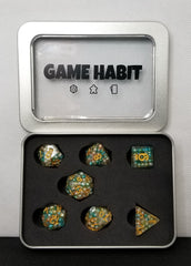 Game Habit Grandma Pearl's Jam Poly 7 Dice Set | Odin's Place