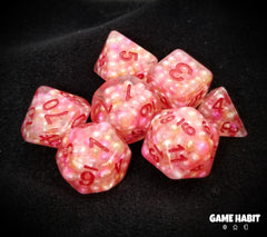 Game Habit Grandma's Candy Dish Poly 7 Dice Set | Odin's Place