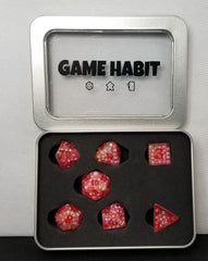 Game Habit Grandma's Candy Dish Poly 7 Dice Set | Odin's Place