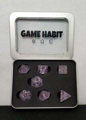 Game Habit Purple (P)haze Poly 7 Dice Set | Odin's Place