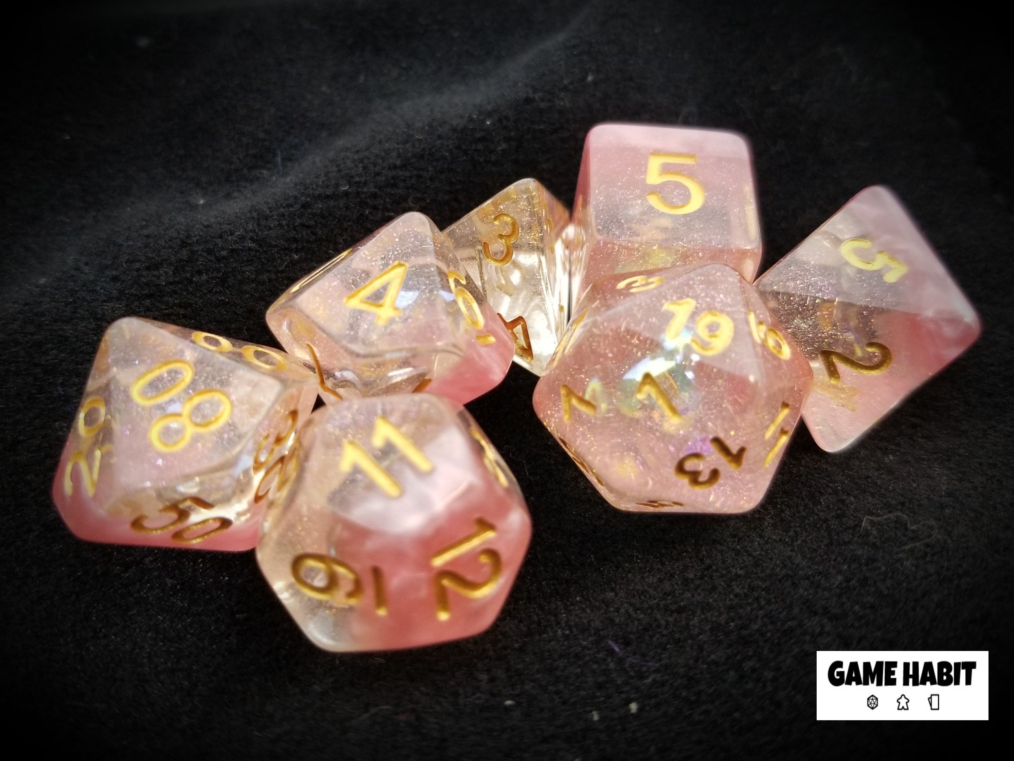 Game Habit Critty Critty Bang Bang Poly 7 Dice Set | Odin's Place