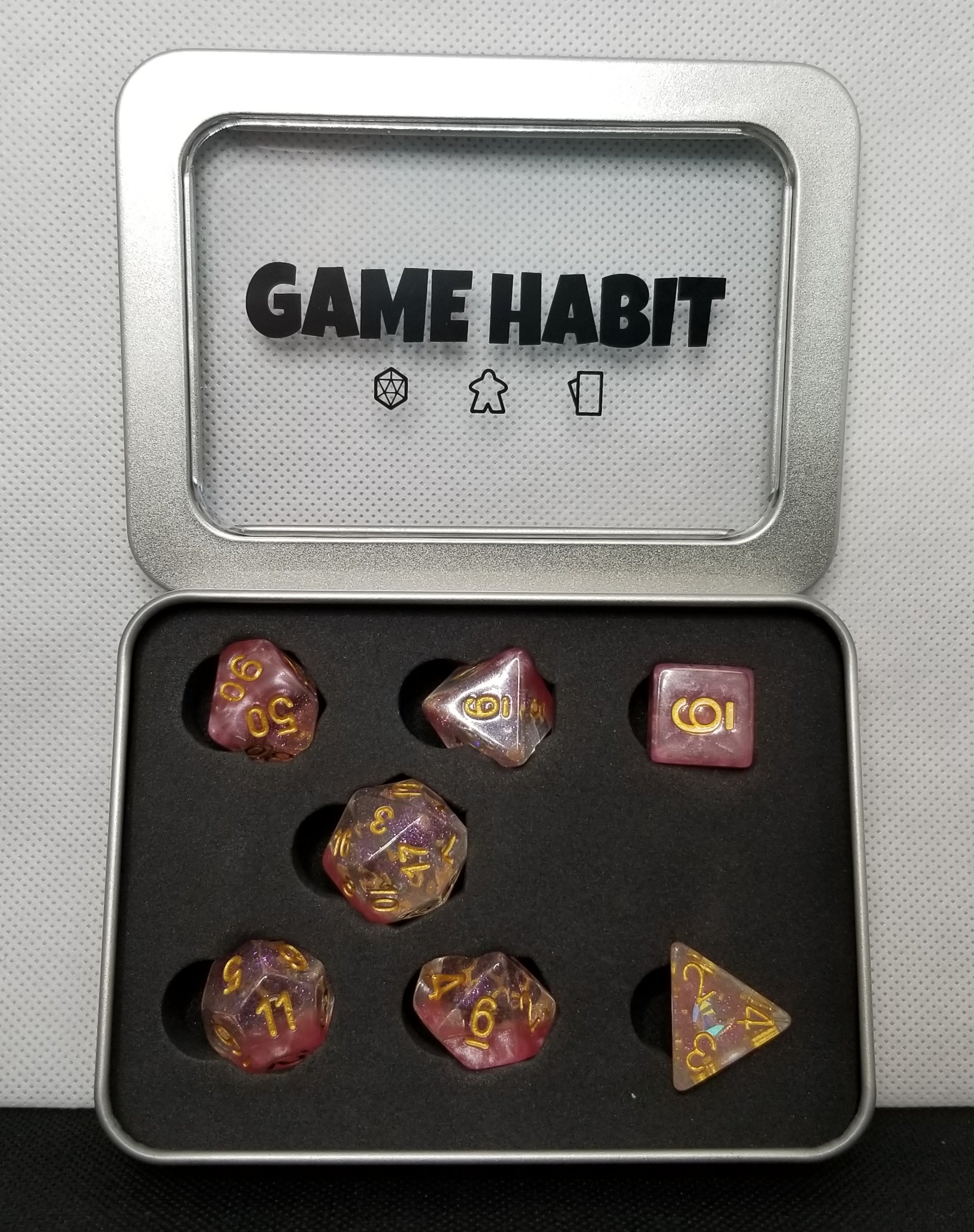 Game Habit Critty Critty Bang Bang Poly 7 Dice Set | Odin's Place