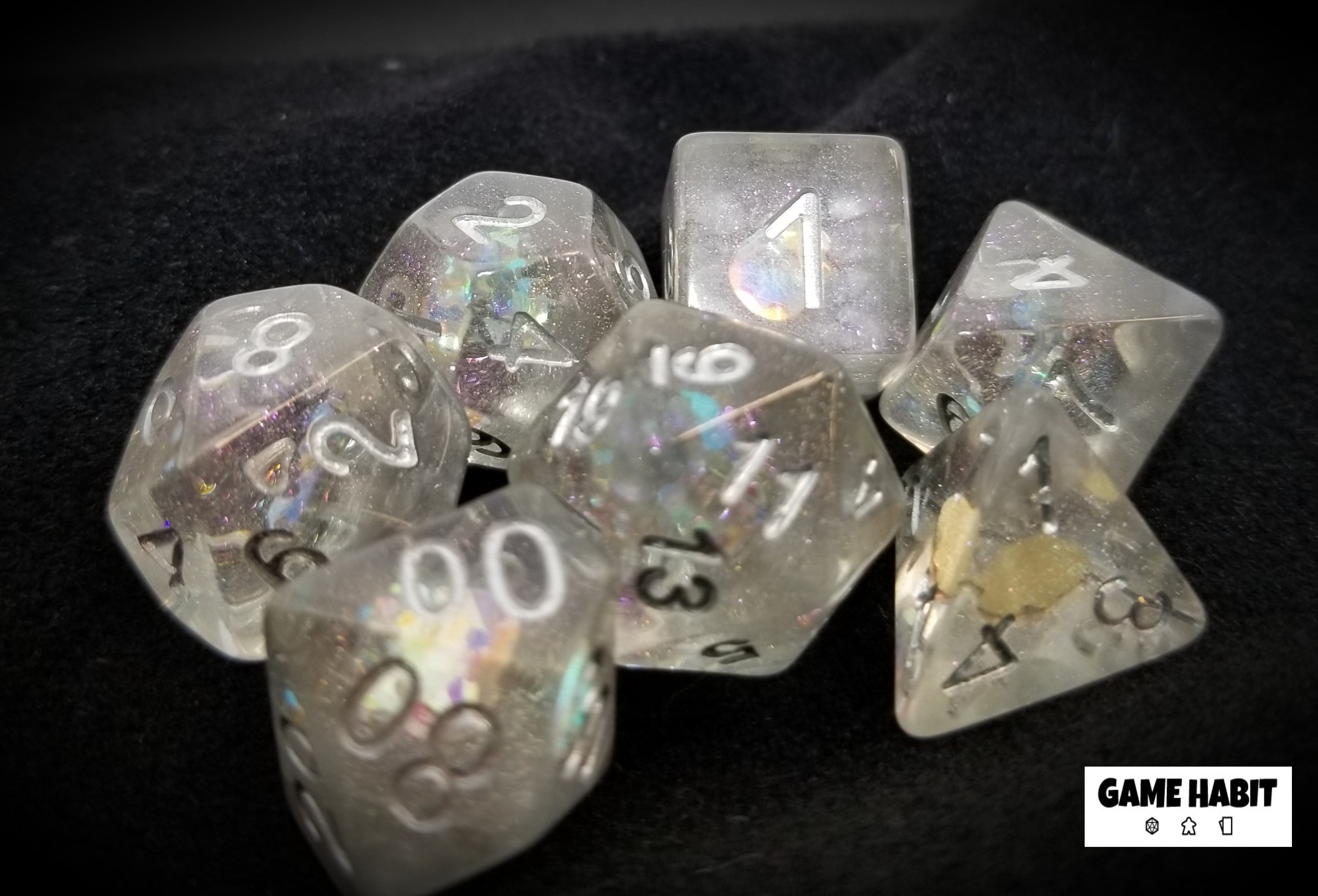 Game Habit Ice Dice Baby Poly 7 Dice Set | Odin's Place