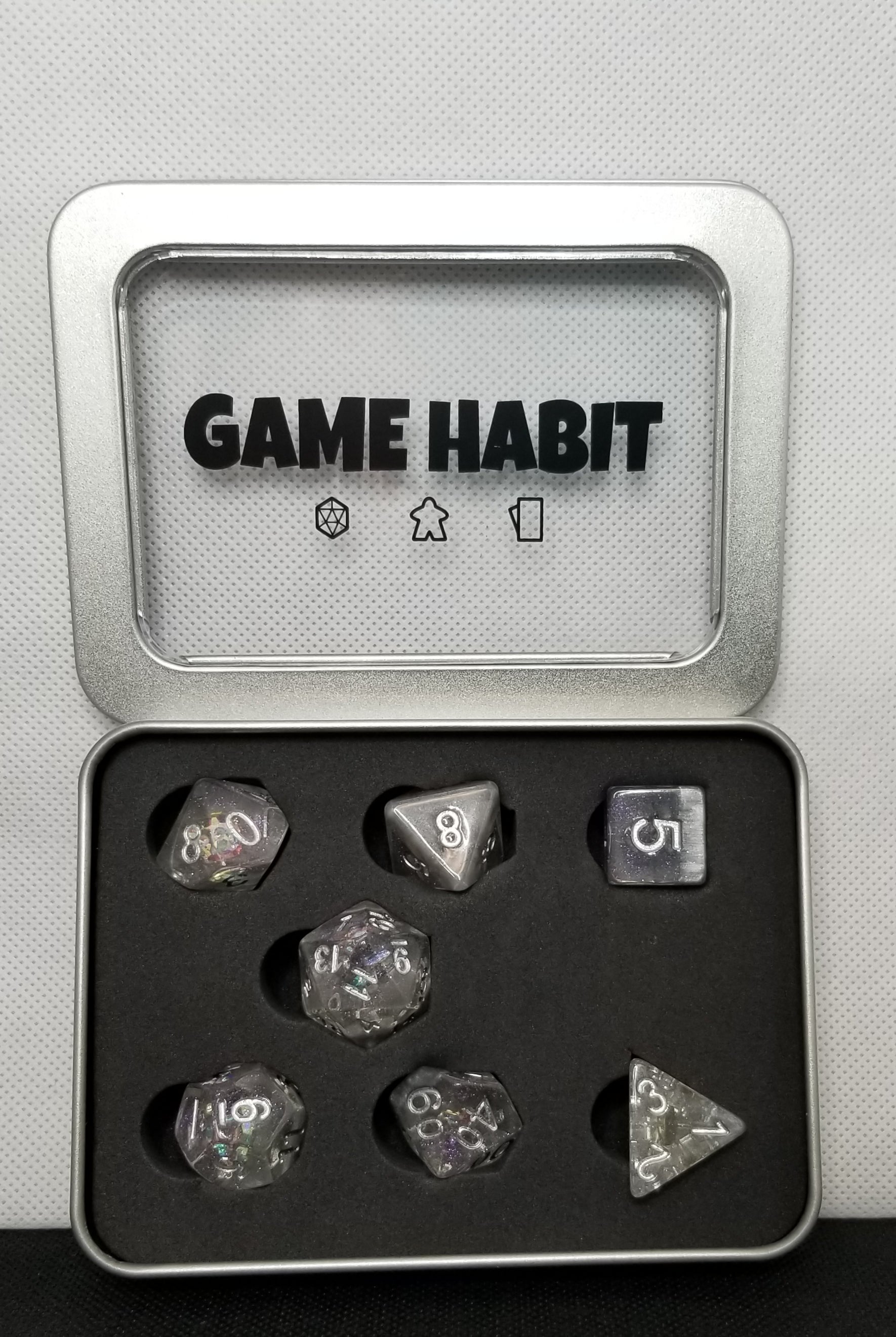 Game Habit Ice Dice Baby Poly 7 Dice Set | Odin's Place