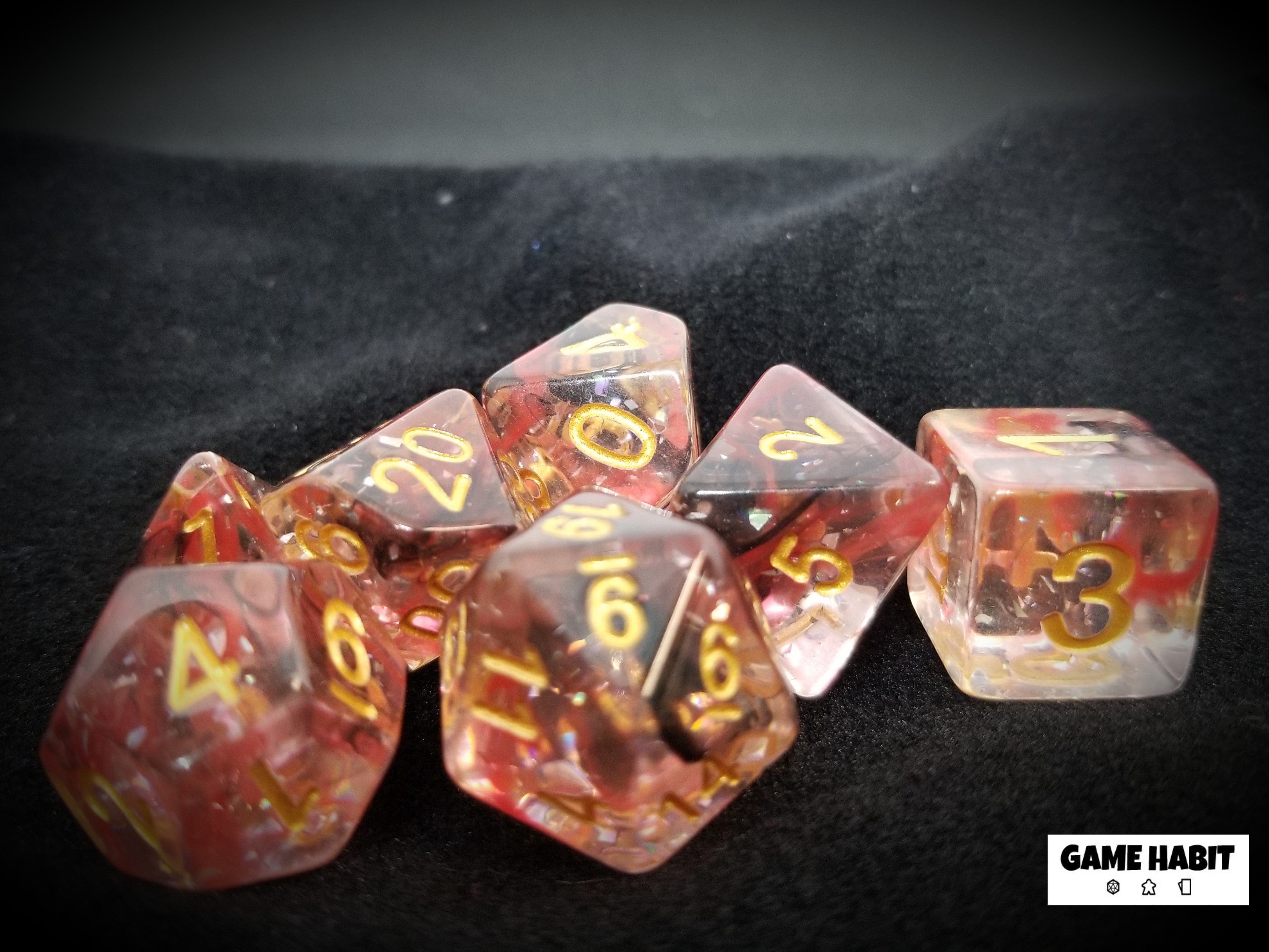Game Habit Persephone Poly 7 Dice Set | Odin's Place