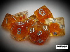 Game Habit Frozen in Time Poly 7 Dice Set | Odin's Place