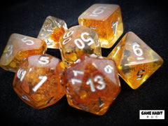 Game Habit Frozen in Time Poly 7 Dice Set | Odin's Place