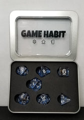 Game Habit Clever Girl Poly 7 Dice Set | Odin's Place