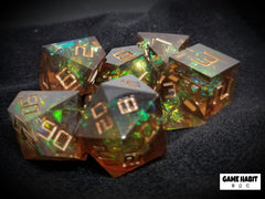 Game Habit As Gygax Intended Poly 7 Dice Set | Odin's Place