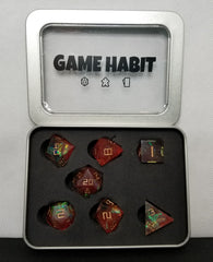 Game Habit I Ran Poly 7 Dice Set | Odin's Place