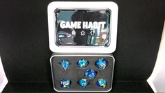 Game Habit Hot Crustacean Band Poly 7 Dice Set | Odin's Place