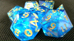 Game Habit Hot Crustacean Band Poly 7 Dice Set | Odin's Place