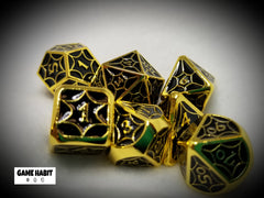 Game Habit Bring My Shuttle Metal Poly 7 Dice Set | Odin's Place