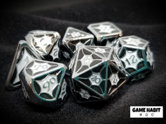 Game Habit Metalocalypse Metal Poly 7 Dice Set | Odin's Place