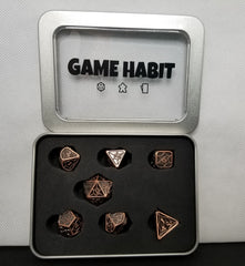 Game Habit Crazy Wootini Poly 7 Dice Set | Odin's Place