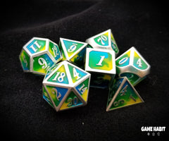 Game Habit It's 5 O'Clock Somewhere Poly 7 Dice Set | Odin's Place