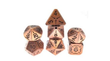 Game Habit Lord Wadsworth Overcash Metal Poly 7 Dice Set | Odin's Place