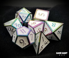 Game Habit Frosted Birthday Cake Poly 7 Dice Set | Odin's Place
