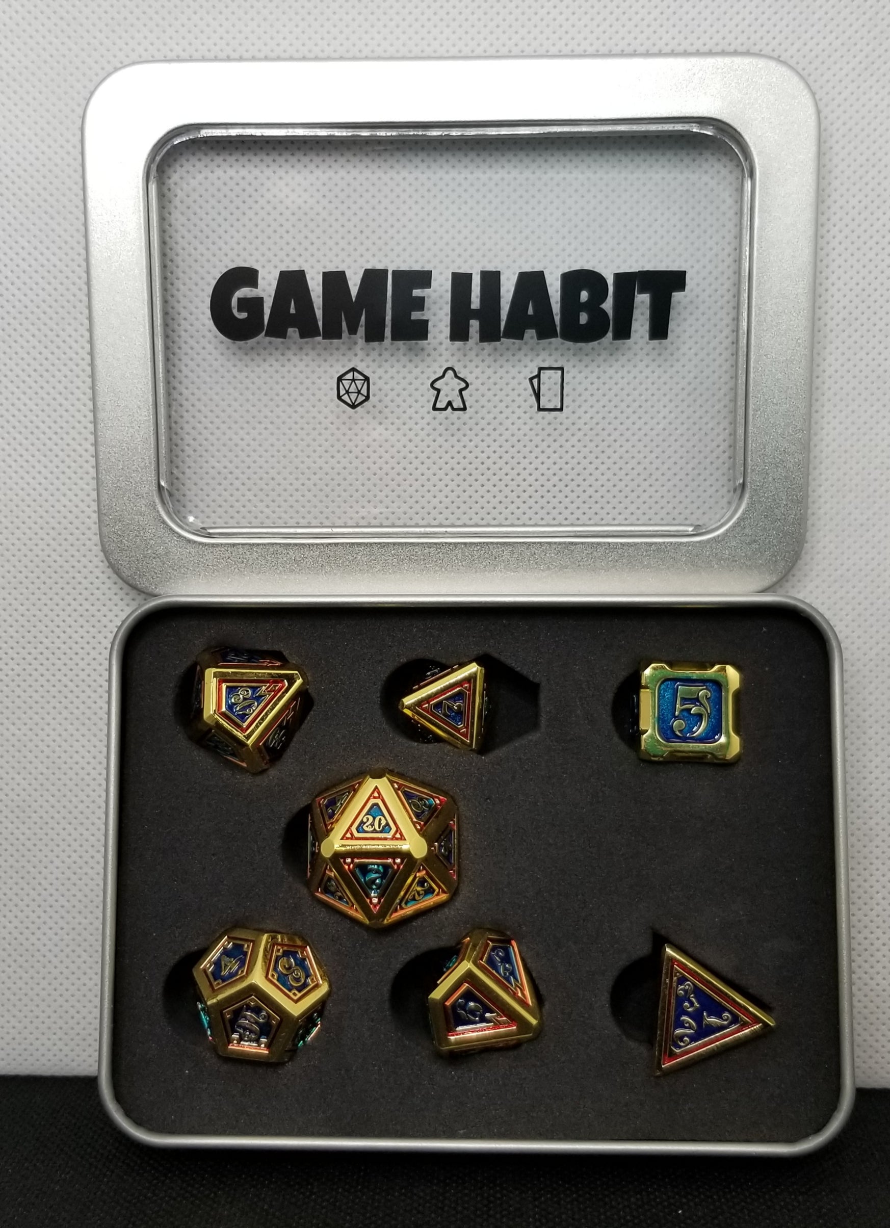 Game Habit Captain Marvelous Poly 7 Dice Set | Odin's Place