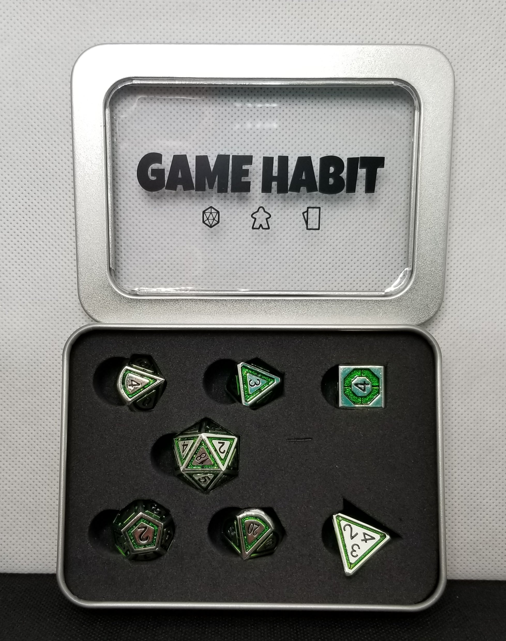 Game Habit Glitch in the Matrix Poly 7 Dice Set | Odin's Place