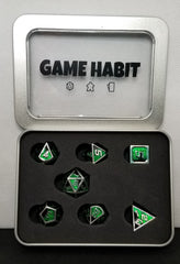 Game Habit Daddy Warbucks Poly 7 Dice Set | Odin's Place