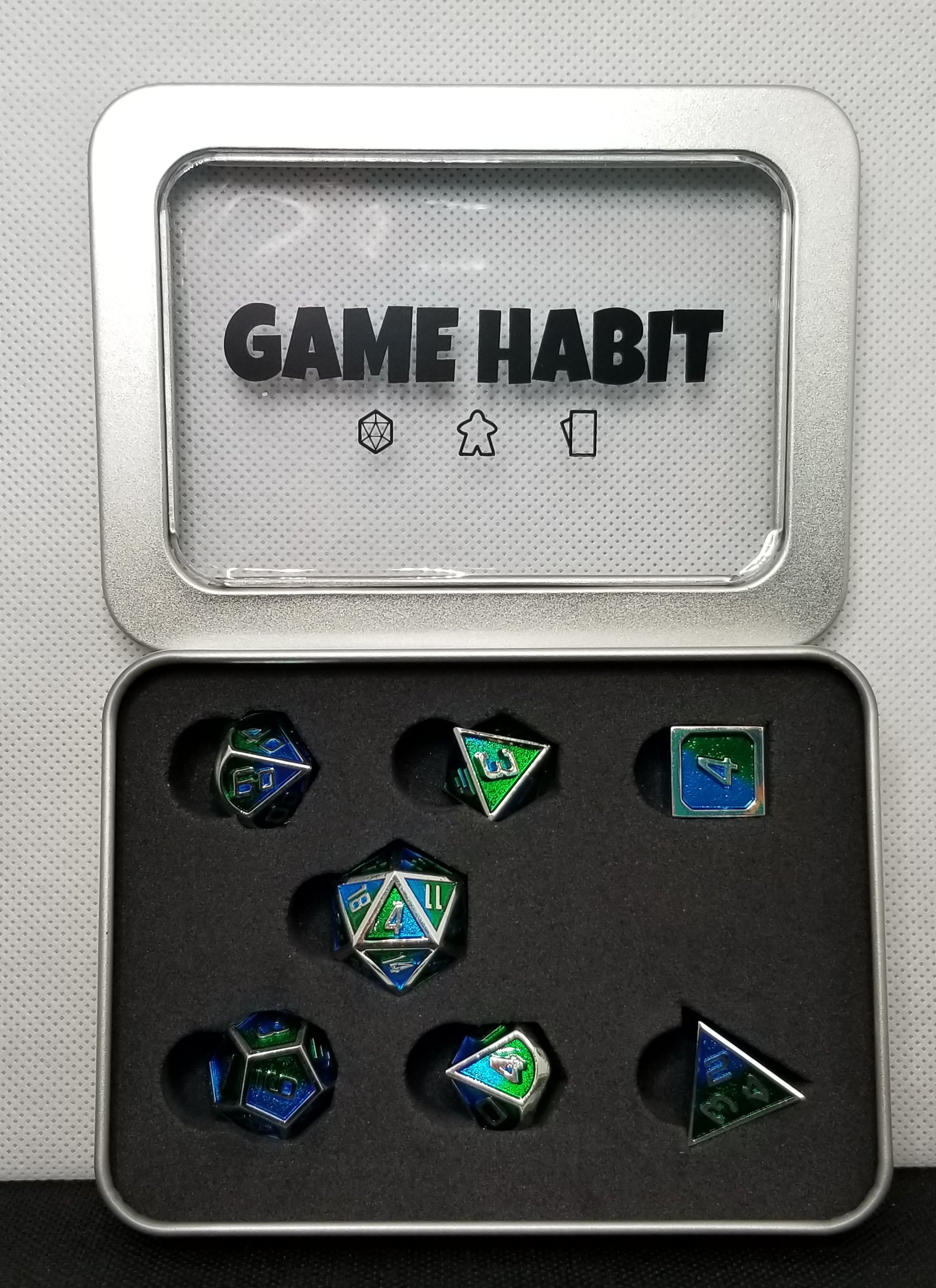 Game Habit Forty-Two Poly 7 Dice Set | Odin's Place