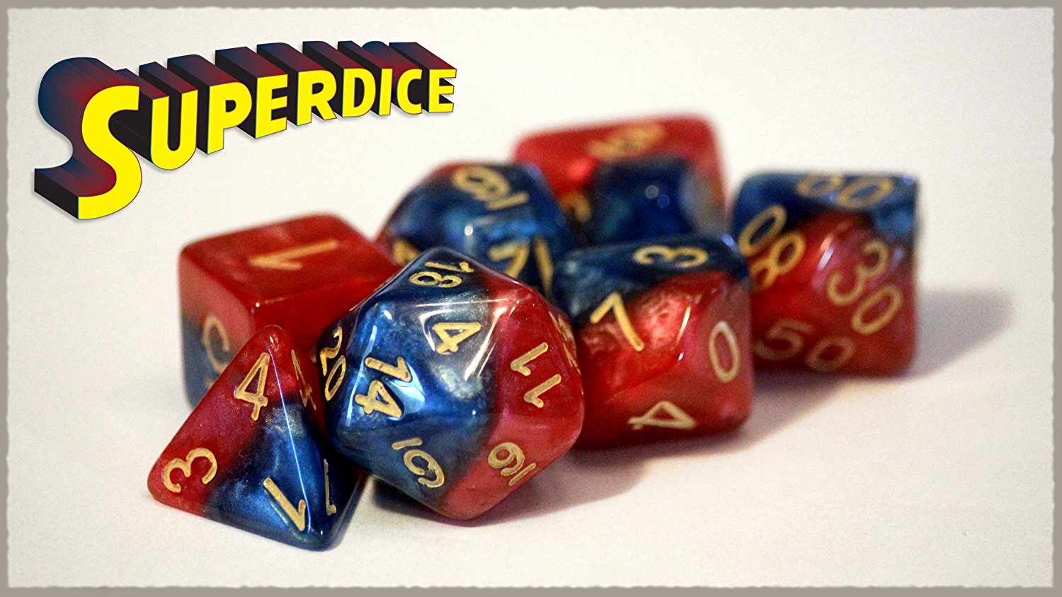 Halfies Superdice Poly 7 set | Odin's Place