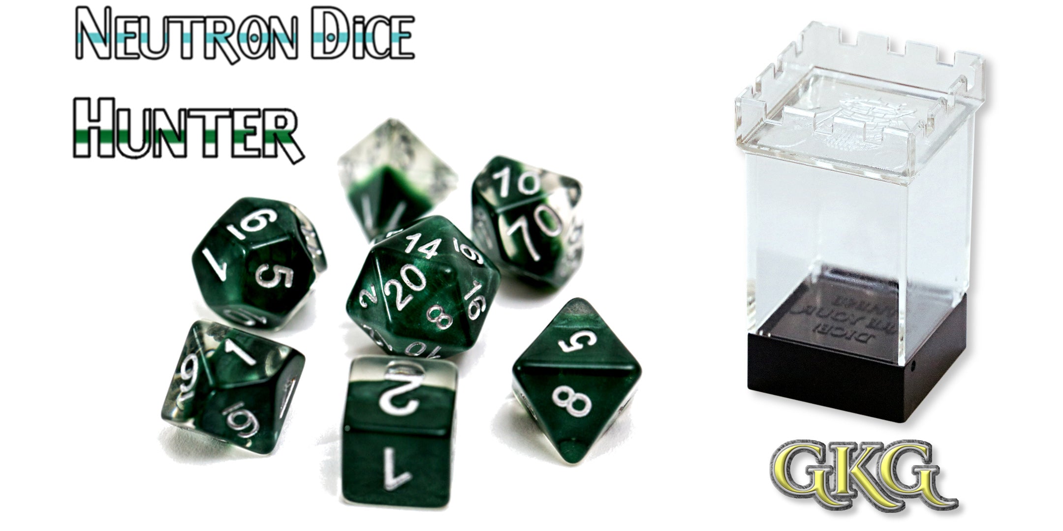 Halfsies Hunter Dice Poly 7 Set | Odin's Place