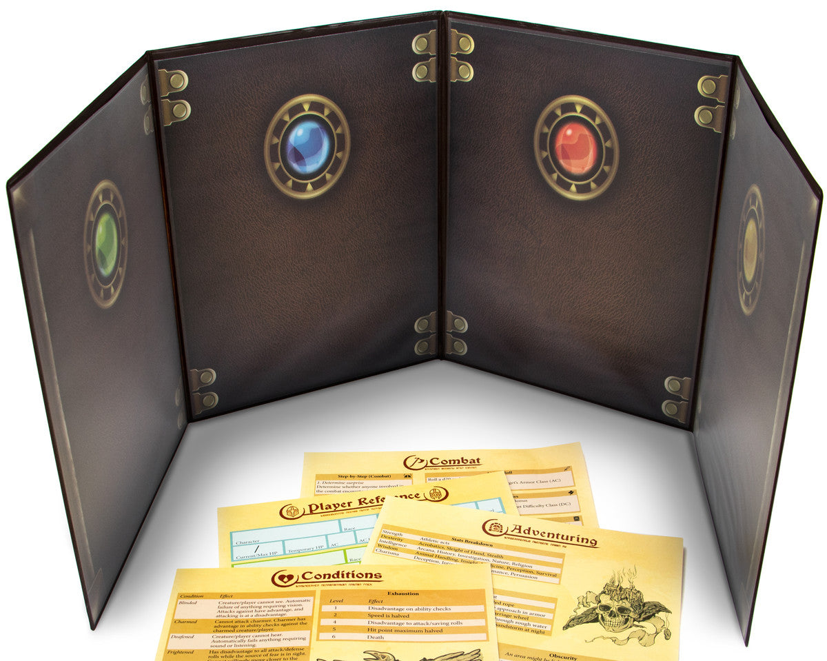 Brybelly The Master's Tome Customizable DM Screen in Assorted Colors | Odin's Place