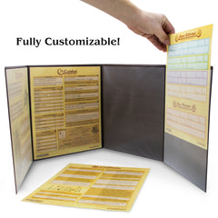 Brybelly The Master's Tome Customizable DM Screen in Assorted Colors | Odin's Place