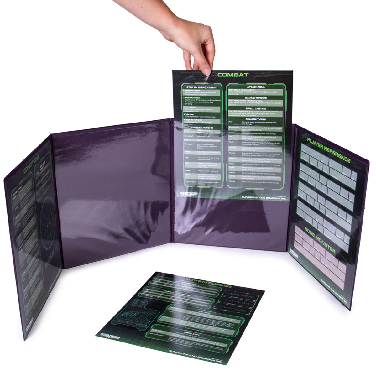 Brybelly The Master's Matrix Customizable DM Screen in Assorted Colors | Odin's Place