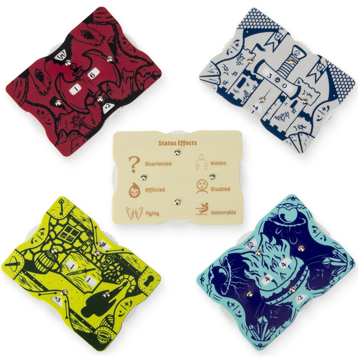 Brybelly RPG Health Trackers, 5-Pack | Odin's Place