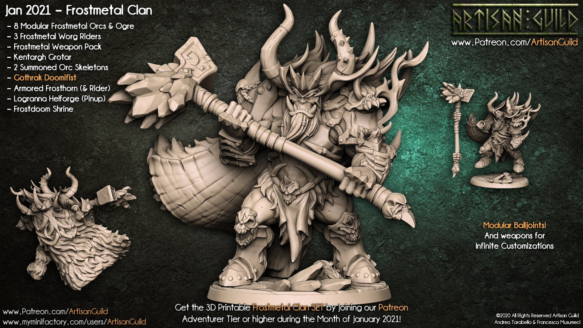 Dragon's Lair Printed Mini: Frostmetal Clan Set | Odin's Place
