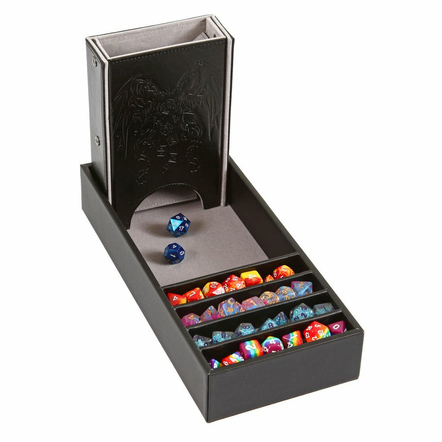 Forged Gaming Citadel Dice Tower and Tray - Grey | Odin's Place